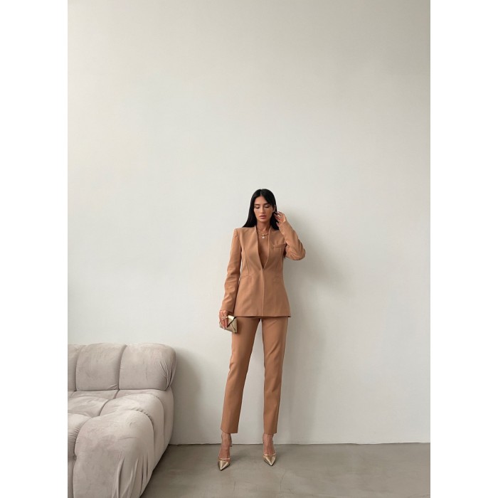 Women's Fashion Camel Set Clothes Women's Fashion Camel Set Clothes