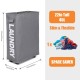 Slim Grey Laundry Basket with Wheels Slim Grey Laundry Basket with Wheels