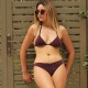 Glittery Two Piece Swimsuit Glittery Two Piece Swimsuit