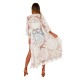 Elegant Embroidered Beach Cover Elegant Embroidered Beach Cover