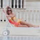 One Piece Multi Color Swimsuit One Piece Multi Color Swimsuit
