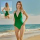 One Piece Plain Swimsuit One Piece Plain Swimsuit