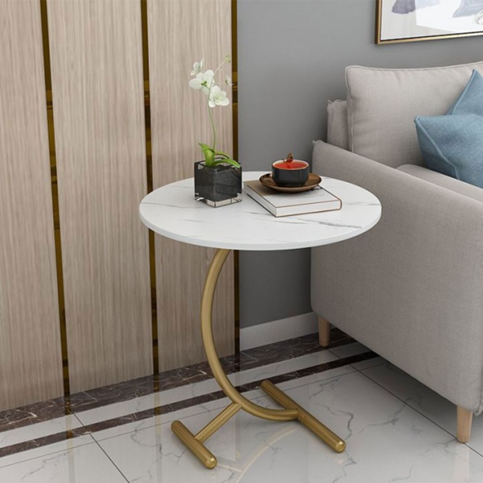 Marble Effect Side Table Marble Effect Side Table