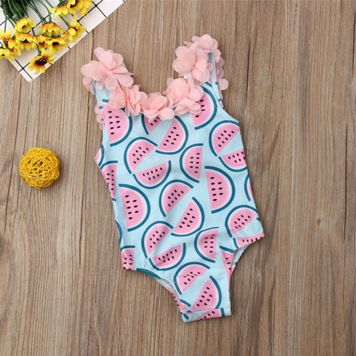 Watermelon Print One Piece Swimsuit Watermelon Print One Piece Swimsuit