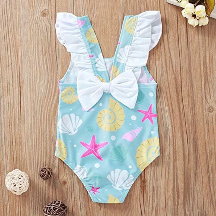 Stars and Shells Prints One Piece Swimsuit Stars and Shells Prints One Piece Swimsuit