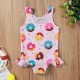 Donuts Prints One Piece Swimsuit Donuts Prints One Piece Swimsuit