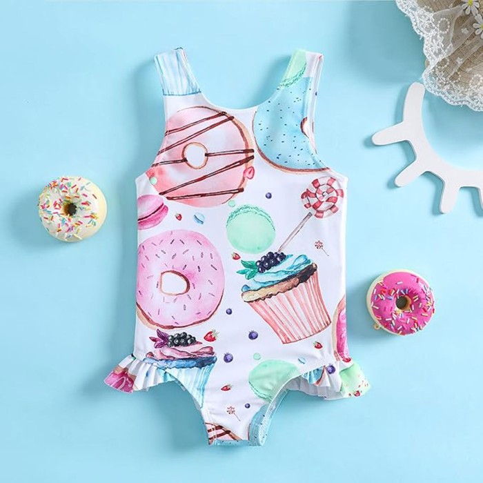 Sweets Prints One Piece Swimsuit Sweets Prints One Piece Swimsuit