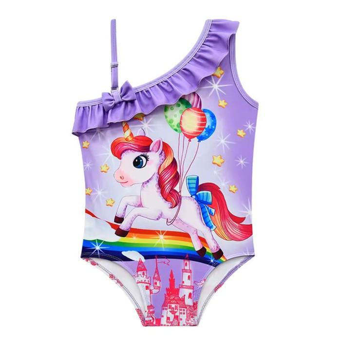 Unicorn Print One Piece Swimsuit Unicorn Print One Piece Swimsuit