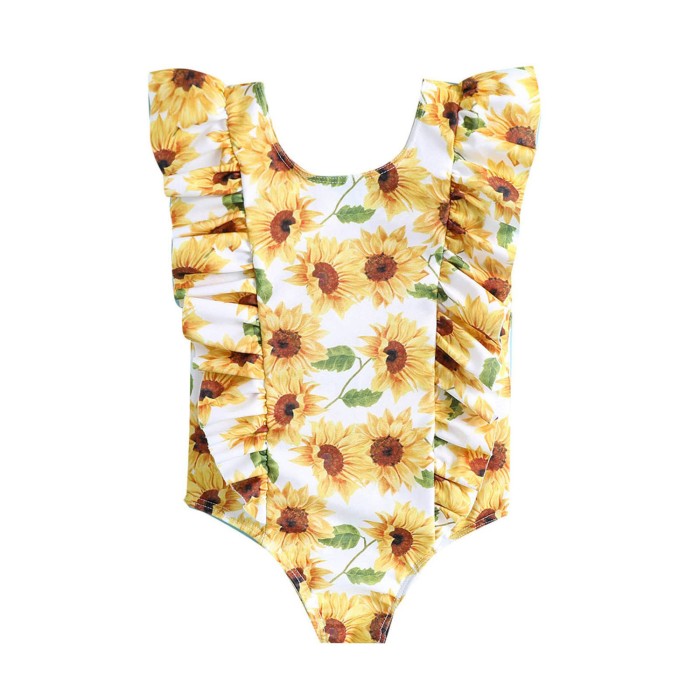Sunflower Prints One Piece Swimsuit Sunflower Prints One Piece Swimsuit