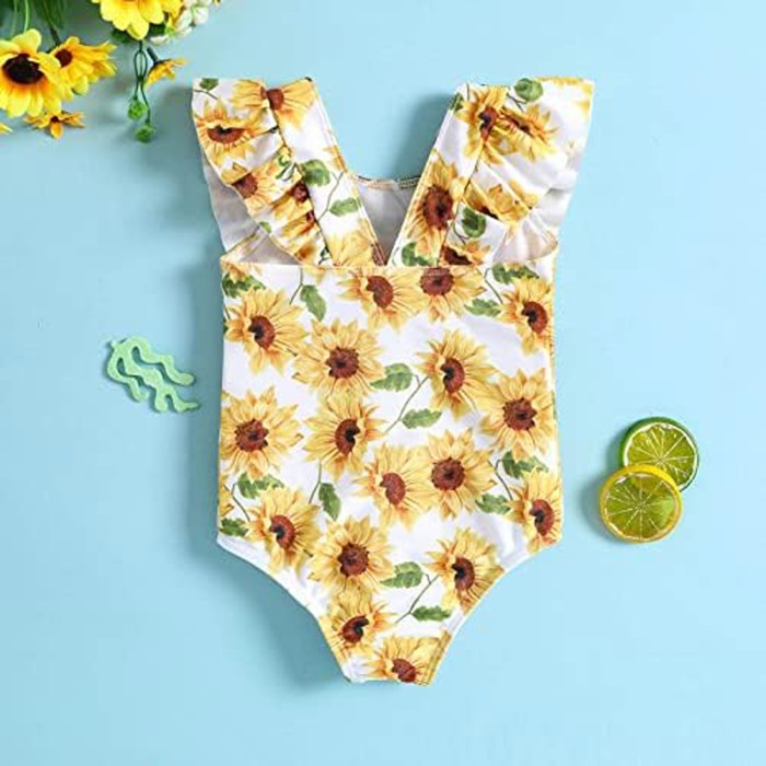 Sunflower Prints One Piece Swimsuit Sunflower Prints One Piece Swimsuit
