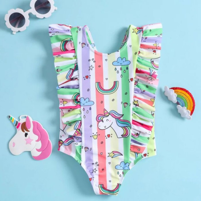 Rainbow One Piece Swimsuit Rainbow One Piece Swimsuit