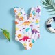 Colorful Dinosaurs One Piece Swimsuit Colorful Dinosaurs One Piece Swimsuit