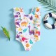 Colorful Dinosaurs One Piece Swimsuit Colorful Dinosaurs One Piece Swimsuit