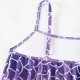 Purple Three Piece Mermaid Swimsuit Purple Three Piece Mermaid Swimsuit