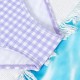 One Piece Lilac Gingham Print One Piece Lilac Gingham Print