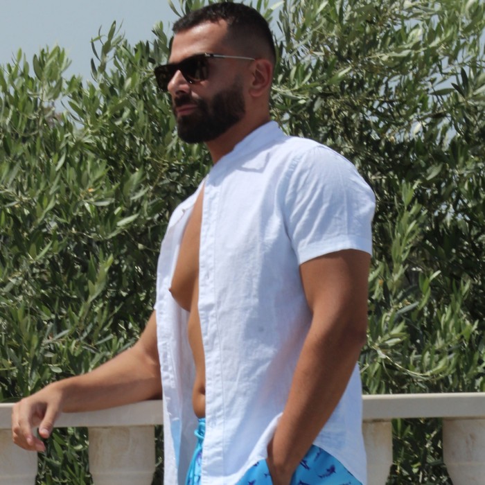 Stylish Linen Half Sleeve Shirt Stylish Linen Half Sleeve Shirt