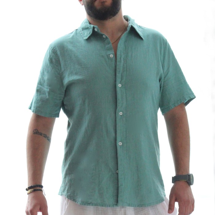 Half Sleeve Linen Shirt Half Sleeve Linen Shirt