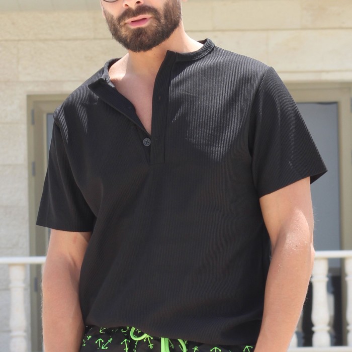 Striped Cotton Men Shirt