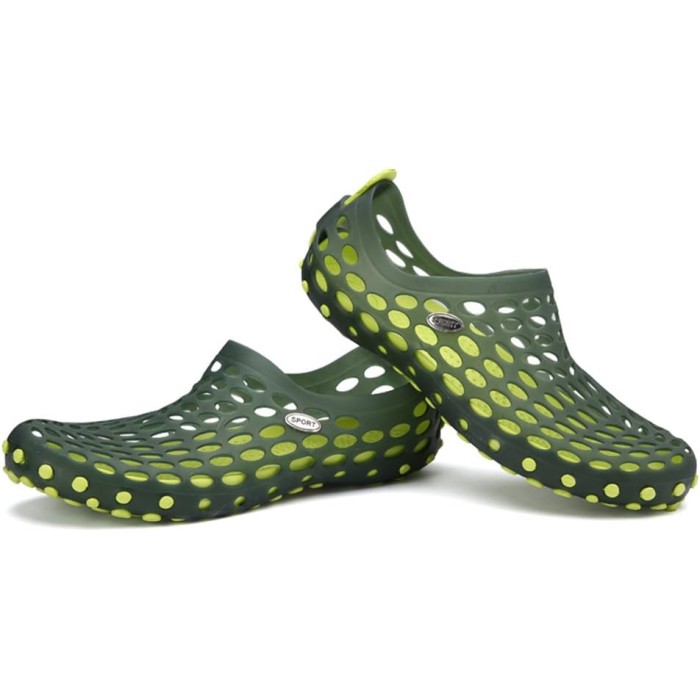 Rubber Mate Couple Clogs Green Rubber Mate Couple Clogs Green
