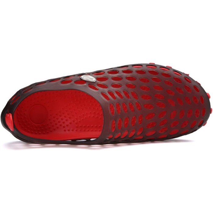 Rubber Mate Couple Clogs Red Rubber Mate Couple Clogs Red