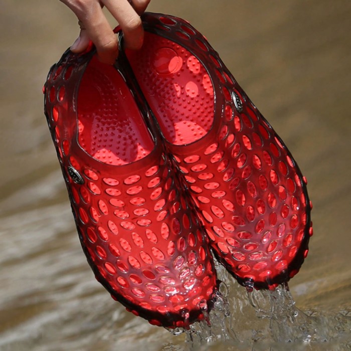 Rubber Mate Couple Clogs Red Rubber Mate Couple Clogs Red