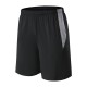 Black Sports Shorts with Grey Lines Black Sports Shorts with Grey Lines