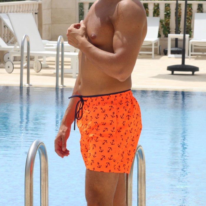 Swim Shorts with Anchor Print Swim Shorts with Anchor Print