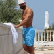 Swim Shorts with Dolphin Print Swim Shorts with Dolphin Print