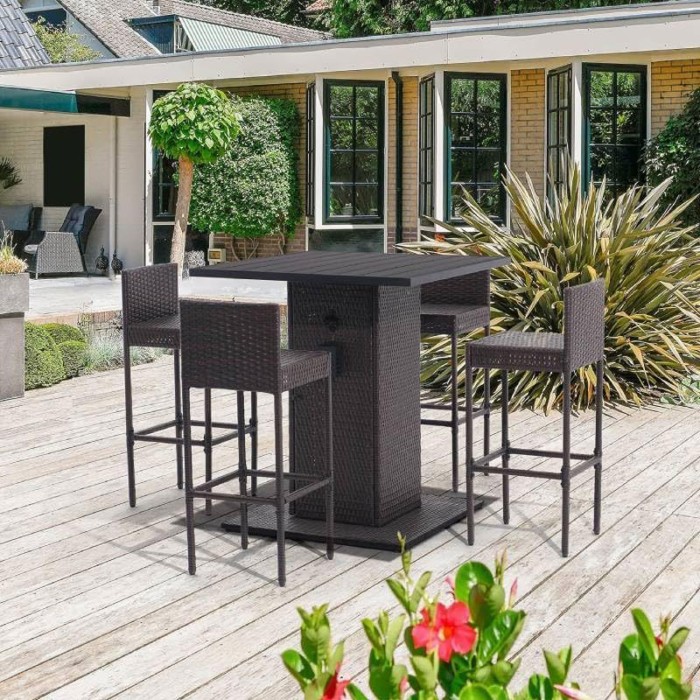 Outdoor Bar Set Outdoor Bar Set