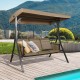 Relaxing Outdoor Three Seat Swing Relaxing Outdoor Three Seat Swing