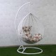 White Rattan Bird Nest Swing Chair White Rattan Bird Nest Swing Chair