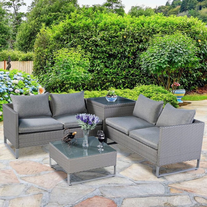 Outdoor Grey Stylish Corner Outdoor Grey Stylish Corner