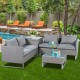 Outdoor Grey Stylish Corner Outdoor Grey Stylish Corner