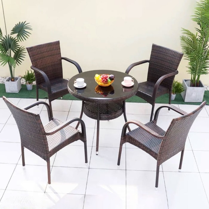 Outdoor Five Pieces Dining Set Outdoor Five Pieces Dining Set