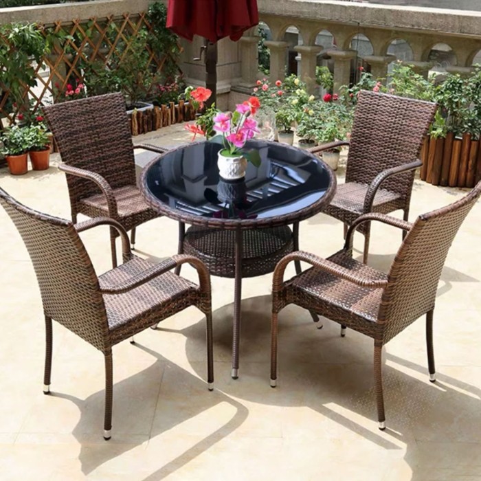 Outdoor Five Pieces Dining Set Outdoor Five Pieces Dining Set