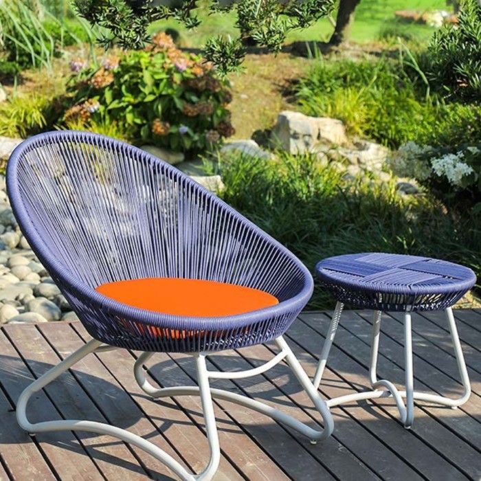 Outdoor Rattan Chair and Table Set Outdoor Rattan Chair and Table Set