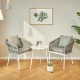 Outdoor Two Chairs and Table Set Outdoor Two Chairs and Table Set