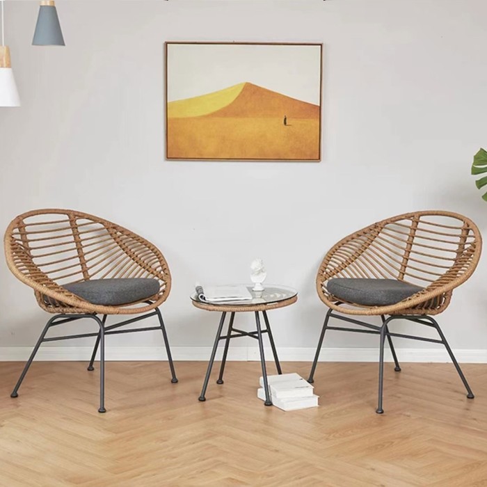 Outdoor Coffee Table with Two Chairs Set Outdoor Coffee Table with Two Chairs Set