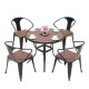 Outdoor Wood Effect Dining Set Outdoor Wood Effect Dining Set
