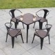 Outdoor Wood Effect Dining Set Outdoor Wood Effect Dining Set