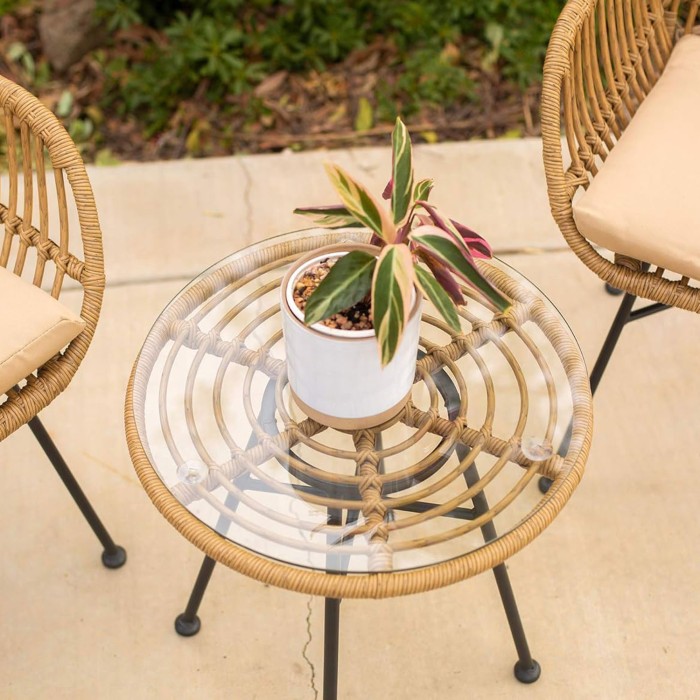 Outdoor Three Piece Bistro Set Outdoor Three Piece Bistro Set