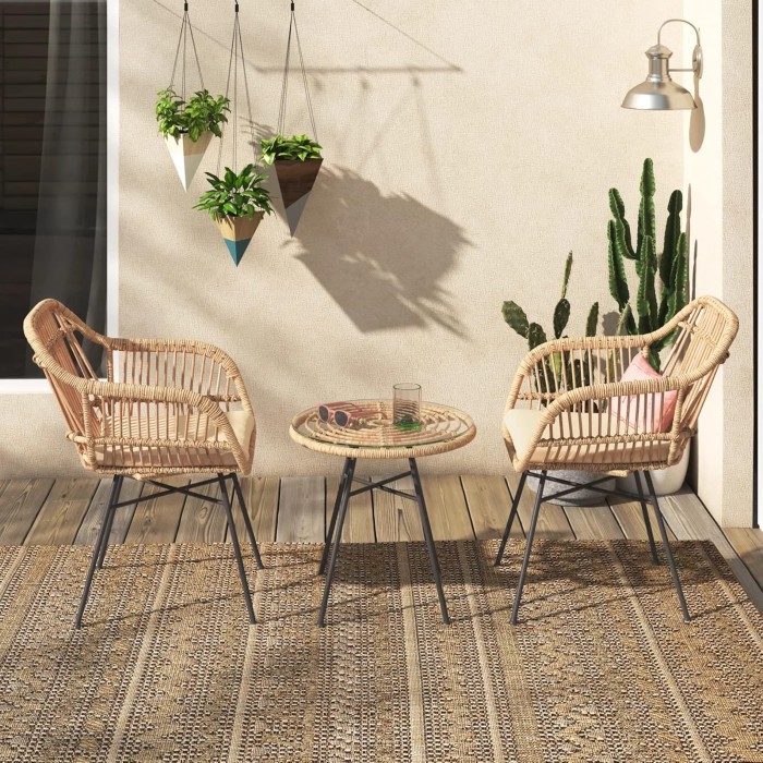 Outdoor Three Piece Bistro Set Outdoor Three Piece Bistro Set