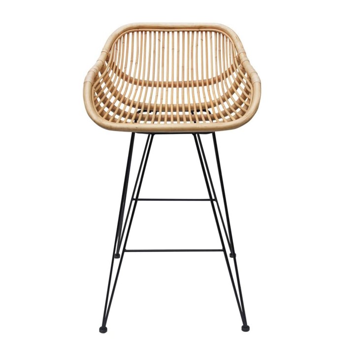Natural Rattan Bar Stool Natural Rattan Bar Stool