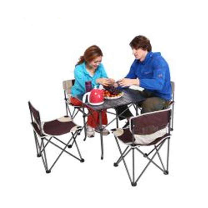 Portable Folding Camp Chair Set Portable Folding Camp Chair Set