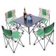 Portable Folding Camp Chair Set Portable Folding Camp Chair Set