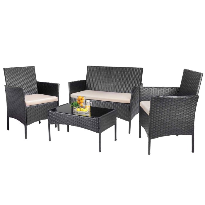 Outdoor Black Compact Set Outdoor Black Compact Set