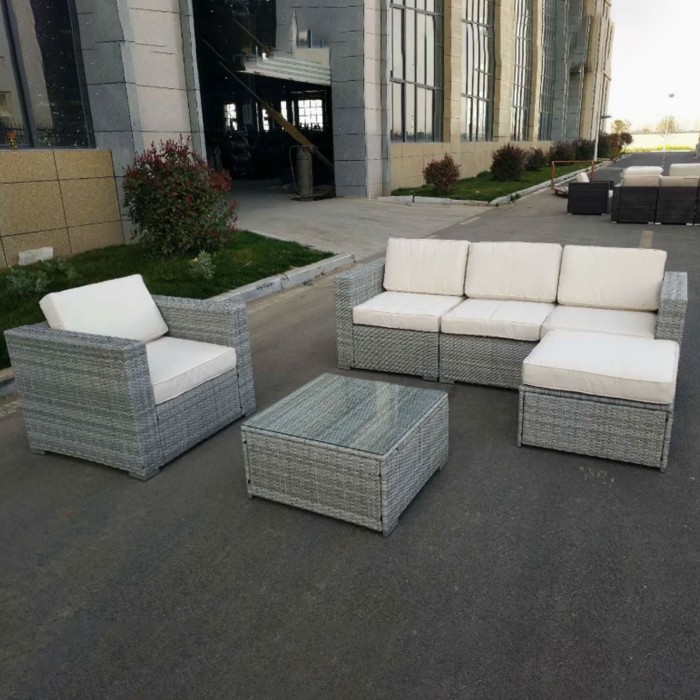 Outdoor Grey Lounge Set Outdoor Grey Lounge Set
