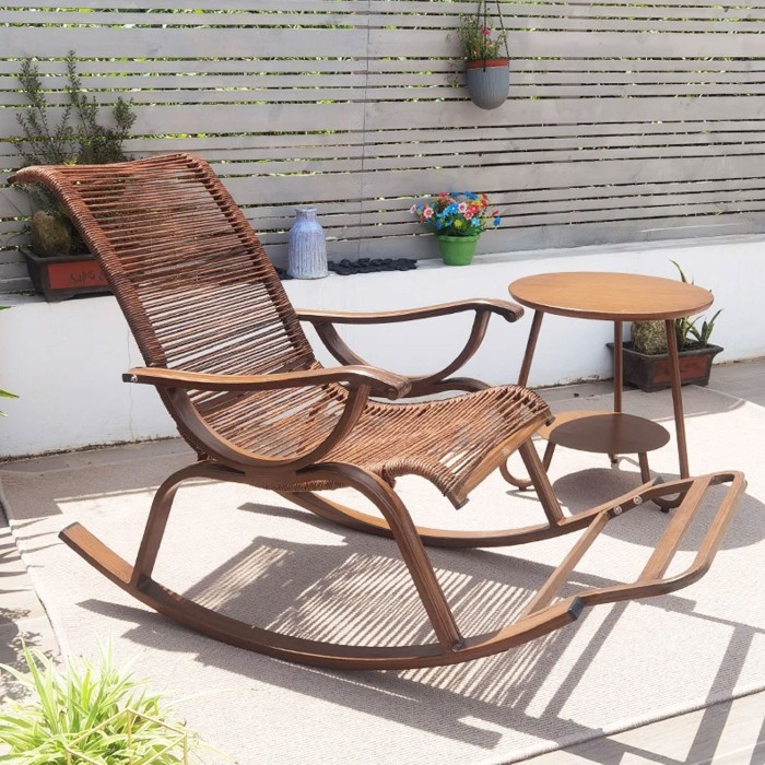 Outdoor Chaise Lounge Rocking Chair Outdoor Chaise Lounge Rocking Chair
