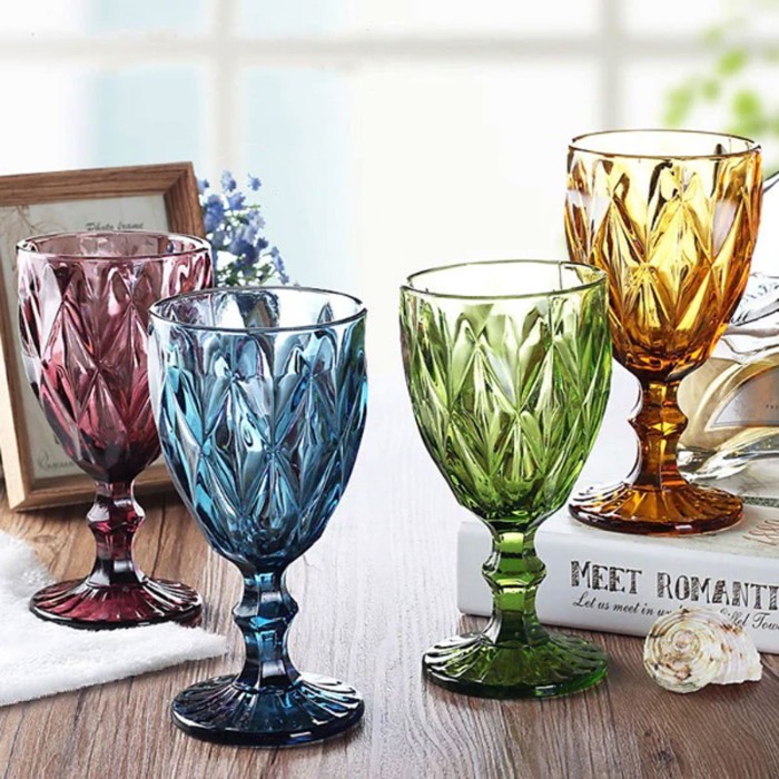 Polycarbonate Colorful Vintage Style Cups Polycarbonate Colorful Vintage Style Cups