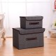Grey Storage Boxes Set of Two Grey Storage Boxes Set of Two